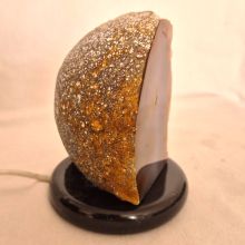 Onyx Sockel, weißes Kabel