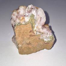 Natürlicher roher Citrin Quarz Stein, Citrin-Drusenstück, Kristall Cluster zur Dekoration, Sammler, N312