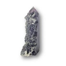 Regenbogen-Fluorit Steinspitze, Fluorit Kristall Obelisk, besondere Fluorit Standspitze, N484