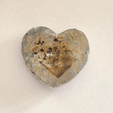 Amethyst Edelstein Herz, Handschmeichler Edelstein-Rohstein Dekoherz, Sehr schönes Geschenk für Ihre Freunde und Liebsten