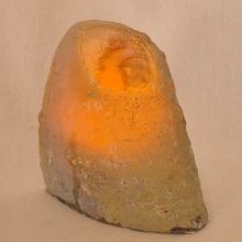 Achatstein-Teelichthalter, Kerzenhalter zur Dekoration, Edelstein als Geschenk, für Sammler, N734