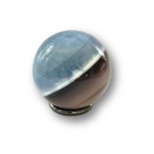 Opal blau, Edelstein-Kugel, Blauer Opal Owyhee-Oregon/USA, mit Aufstellring, N70