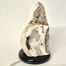 Achat-Lampe Edelsteinlampe, Naturstein-Lampe für Wohn-und Schlafräume und für Ihren Bürotisch,N164