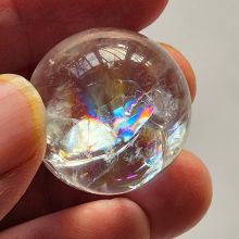 Bergkristall Kugel, Edelstein-Kristall, Handschmeichler, ca. 23 mm Ø