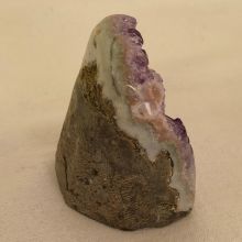 Amethyst Drusenstück-Standobjekt, aus Uruguay, rundum poliert, N149