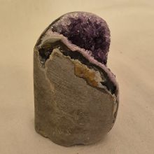 Amethyst Standobjekt, Edelstein Druse stehend, Dekoration, N307