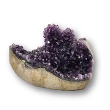 Amethystdruse tiefviolette Kristalle, einzigartiges Naturwunder & dekorativer Blickfang, N238