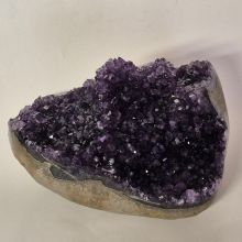 Amethystdruse tiefviolette Kristalle, einzigartiges Naturwunder & dekorativer Blickfang, N238