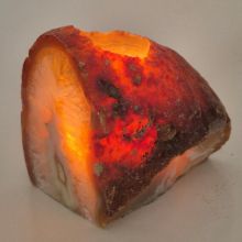 Achat-Edelstein-Teelichthalter, Kerzenhalter zur Dekoration, als Geschenk, für Sammler, N113