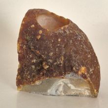 Achat-Edelstein-Teelichthalter, Kerzenhalter zur Dekoration, als Geschenk, für Sammler, N113