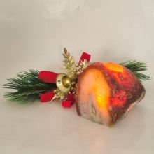 Achat-Edelstein-Teelichthalter, Kerzenhalter zur Dekoration, als Geschenk, für Sammler, N113