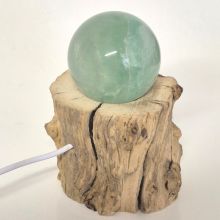 Wunderschöne Leucht-Dekoration - Naturstein und Holz