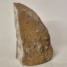 Achat-Geode stehend oder liegend, mit offener Höhle, Natur belassener Stein, N160