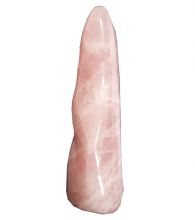 Rosenquarz Standobjekt | rosa Quarz Freeform edel polierter Stein | Naturstein zur Dekoration | Einzelstück 4,8 kg