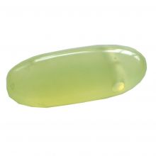 Jade Anhänger oval - hellgrün